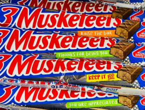 3 Musketeers Candy Bars used to come in three Flavors.