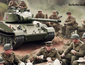 British military tanks are equipped to make tea.